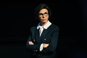 Rachida Dati and Edouard Geffray visit a cinema and a high school in Creteil near Paris FA