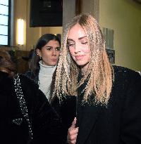 Chiara Ferragni at Her Trial for Fraud - Milan