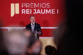 Felipe VI Presides over the 37th Edition of the Rei Jaume I Awards - Valencia