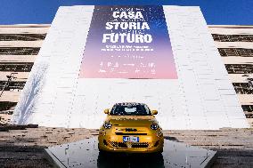 Fiat 500 Hybrid Media Drive In Torino - Italy