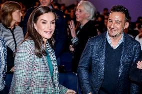 The Queen Attends The Tribute To Filmmaker Alejandro Amenabar - Tudela