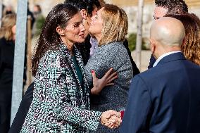 The Queen Attends The Tribute To Filmmaker Alejandro Amenabar - Tudela