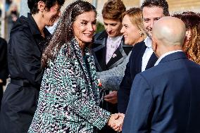 The Queen Attends The Tribute To Filmmaker Alejandro Amenabar - Tudela