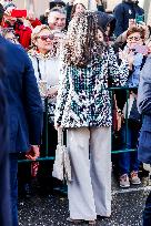 The Queen Attends The Tribute To Filmmaker Alejandro Amenabar - Tudela