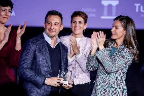 The Queen Attends The Tribute To Filmmaker Alejandro Amenabar - Tudela