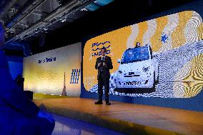 Fiat 500 Hybrid Media Drive In Torino - Italy