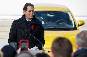 Fiat 500 Hybrid Media Drive In Torino - Italy