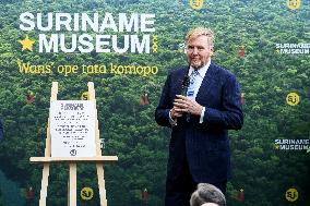 King Willem-Alexander Opens Suriname Museum - Amsterdam