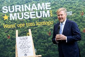 King Willem-Alexander Opens Suriname Museum - Amsterdam