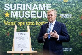 King Willem-Alexander Opens Suriname Museum - Amsterdam