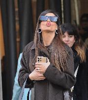 Elisabetta Canalis Leaves Her Hotel - Milan