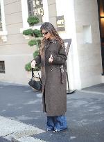 Elisabetta Canalis Leaves Her Hotel - Milan