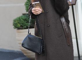 Elisabetta Canalis Leaves Her Hotel - Milan