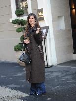 Elisabetta Canalis Leaves Her Hotel - Milan