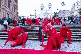 Performance Against Violence Against Women - Rome