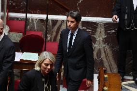 Session of Questions to the Government in National Assembly - Paris