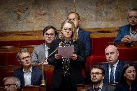 Session of Questions to the Government at the National Assembly - Paris AJ