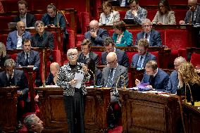 Session of Questions to the Government at the National Assembly - Paris AJ