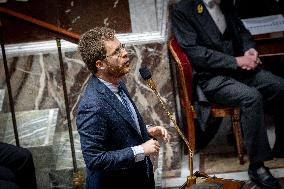 Session of Questions to the Government at the National Assembly - Paris AJ