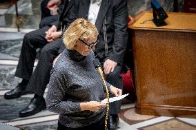 Session of Questions to the Government at the National Assembly - Paris AJ