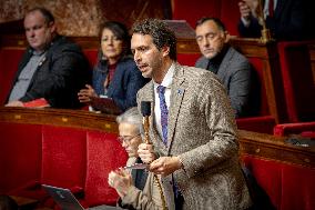Session of Questions to the Government at the National Assembly - Paris AJ