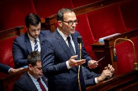 Session of Questions to the Government at the National Assembly - Paris AJ