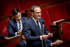 Session of Questions to the Government at the National Assembly - Paris AJ