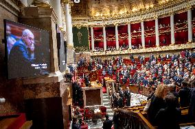 Funeral Eulogy Paying Tribute to Olivier Marleix - Paris AJ