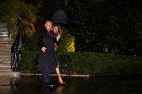 President Trump, Melania Trump Depart for Mar-a-Lago Thanksgiving Holiday