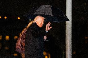 President Trump, Melania Trump Depart for Mar-a-Lago Thanksgiving Holiday