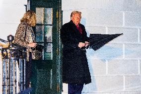 President Trump, Melania Trump Depart for Mar-a-Lago Thanksgiving Holiday