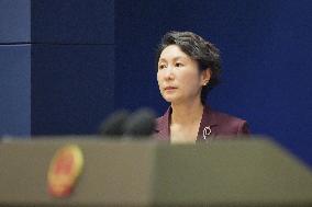 Chinese Foreign Ministry spokeswoman Mao Ning