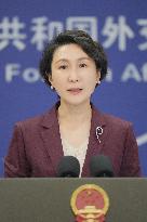 Chinese Foreign Ministry spokeswoman Mao Ning