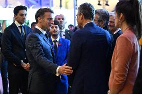 President Macron At Adopt IA - Paris