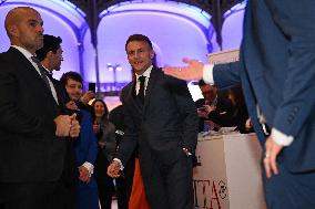 President Macron At Adopt IA - Paris