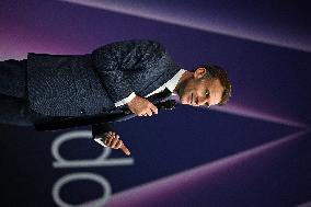 President Macron At Adopt IA - Paris