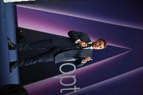 President Macron At Adopt IA - Paris