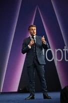 President Macron At Adopt IA - Paris