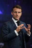 President Macron At Adopt IA - Paris