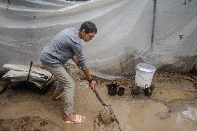 Winter Conditions In Gaza City