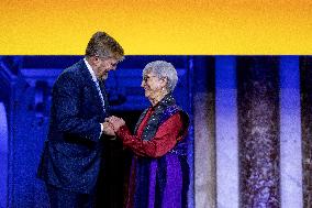 Royals at Erasmus Prize Awarded to Donna Haraway - Amsterdam