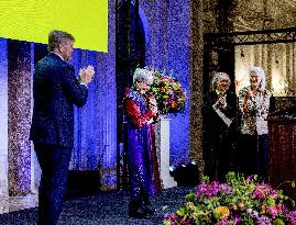 Royals at Erasmus Prize Awarded to Donna Haraway - Amsterdam
