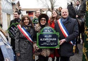 Anne Hidalgo Inaugurates The Allee Alexis Gruss - Paris