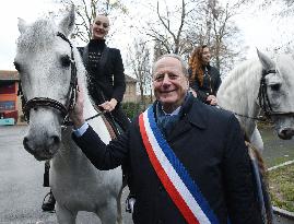 Anne Hidalgo Inaugurates The Allee Alexis Gruss - Paris