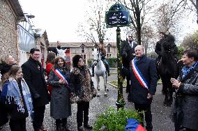 Anne Hidalgo Inaugurates The Allee Alexis Gruss - Paris