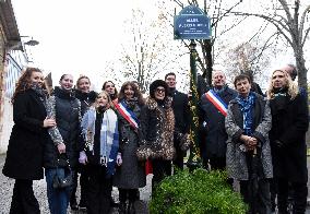 Anne Hidalgo Inaugurates The Allee Alexis Gruss - Paris