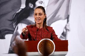 Mexico’s President Claudia Sheinbaum News Conference - Mexico City