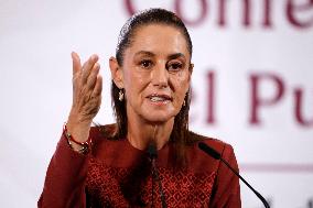 Mexico’s President Claudia Sheinbaum News Conference - Mexico City