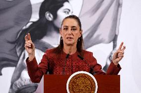 Mexico’s President Claudia Sheinbaum News Conference - Mexico City