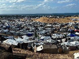Al Mawasi Storm Destroys Displaced Tents - Gaza
